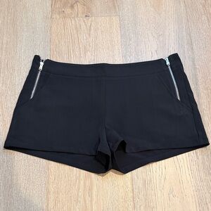 Forever 21 Black Shorts with Zipper
